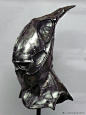 Baskabas : Baskabas (2011). Burned and polished mild steel, copper and brass cabinet knobs. Life size.