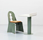 Alessandro Mendini Miraggio chair and Rif desk