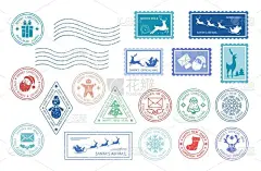 橡皮章,商务,请柬,贺卡,背景分离,信函,复古风格,模板,节日