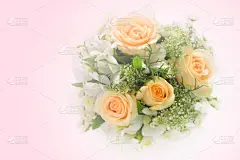 花束,彩色图片,自然美,美,贺卡,水平画幅,夏天,玫瑰,生日,白色