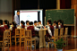 五4班平板智慧公开教学学生剪影-淮安小学