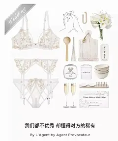 小清新少女风内衣海报