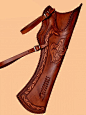 Handmade leather quiver - Eagle                                                                                                                                                                                 More