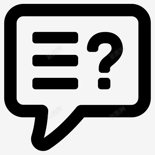调查询问常见问题解答 UI图标 设计图片 免费下载 页面网页 平面电商 创意素材图片_提问图标图片素材-花瓣网