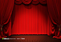 红色幕布 红色背景舞台 节日喜庆背景图片设计