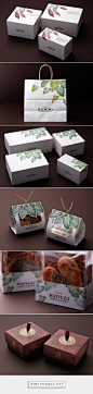 Graphic design, logo and packaging for MATSUZO Hatake no Okashi by AWATSUJI design curated by Packaging Diva PD. Pretty packaging that looks hand stamped.: 