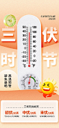三伏天高温预警海报-源文件
