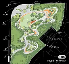 景观设计/平面方案草图/露营公园/近期手稿-花瓣网
