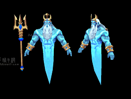 海神波塞冬，北欧神话人物，海王水妖王水域怪物boss