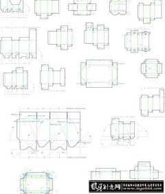 周朝君采集到包装结构/刀模