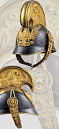 A helmet for the officers of the imperial-royal dragoons, circa 1900.