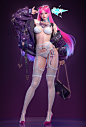 Sexy Lady by HeXi | Fan Art | 3D | CGSociety