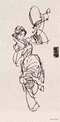 妙笔生花：陈玉先舞蹈速写经典作品欣赏（70幅）_人物画 : 陈玉先，生于1944年10月14日，安徽省淮南市人。任解放军报副主编、高级编辑，国家一级美术师，终身享受国务院政府专家津贴。自上世纪70年代，十数次担任全国美展评委。陈玉先专研肖像和舞蹈水墨画，师从吴作人、叶