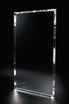 矩形标牌亚克力板摄影图图片