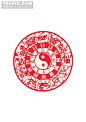 十二生肖剪纸068#动物##十二生肖##剪纸##八卦图##中国风##传统##文化##鼠##牛##虎##兔##龙##蛇##马##羊##猴##鸡##狗##猪##子##丑##寅##卯##辰##巳##午##未##申##酉##戌##亥#