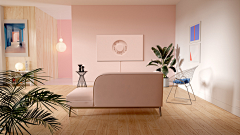 xc柠檬采集到室内家具背景/产品渲染