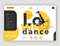 Dance Festival Homepage ➥ Web Design dancer dance festival wordpress home page graphic design web design collection graphic inspiration creativedesign interface design ux design web development web design layout