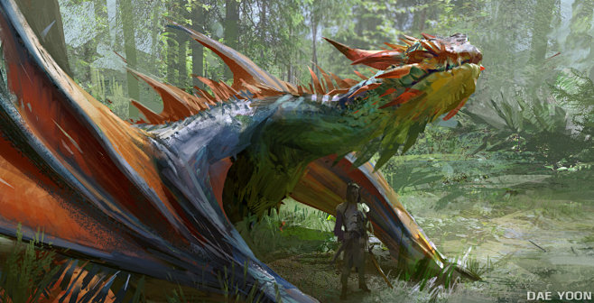 Forest dragon , Daey...