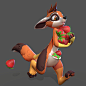 Basil the Numbat, Jacob Ovrick : Basil the Numbat, this was a commission for Arito on Twitter. I think it's a really appealing, cute character design and ended up doing a lot of poses.