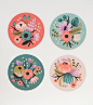 Botanical Coaster Set 