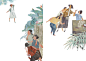 Family : 乌猫 插画 绘本
