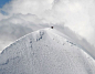 western breithorn, european alpes