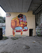 西班牙的街头艺人Aryz。街头涂鸦欣赏_苏打苏塔设计量贩铺 | 苏打苏塔设计量贩铺