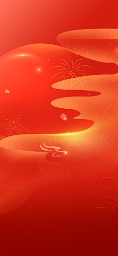 我是笨笨猪采集到红色底纹