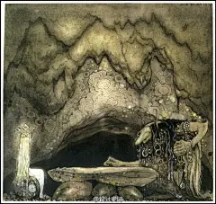 John Bauer (1882 –1918) 是著名的瑞典插画家。他为很多经典文学作品绘制了插画。他出生于瑞典的Jonkoping。16岁时，他在斯德哥尔摩学习艺术，18岁时进行瑞典皇家学院学习。John Bauer娶了位美丽的妻子Ester，并以Ester形象创作了插画中的那些美丽仙女。1918年，John Bauer死于海难，年仅36岁