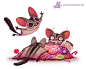 Daily Paint #1086. Sugar Gliders by Cryptid-Creations