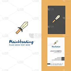 创造力,垂直画幅,品牌名称,剑,名片,海盗,白色,黑色,金属,钢铁