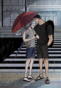 手绘漫画动漫男男