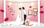 韩国婚纱摄影影楼模板素材设计图片背景