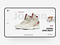 Nike Shoe Web Design nike air adidas nike air max shoe jordan nike visual color simple web design web fashion design e-commerce