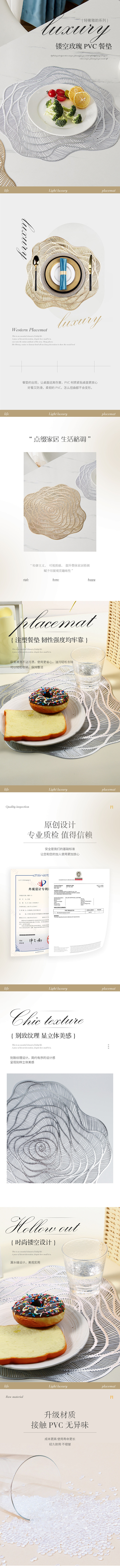 注塑餐垫详情页设计详情页设计