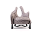 De-Evolution by Brad Ascalon for DEDAR : De-Evolution is a series of "melting" chairs by Brad Ascalon with unwavering DEDAR fabric that's a symbol for the US— a flawed country with beautiful ideas.