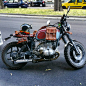 BMW R80 RT Scrambler - Maxakaido Cafe Racer Leather Stuff #motorcycles #scrambler #motos | caferacerpasion.com: