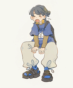 慢吞吞GK采集到插画