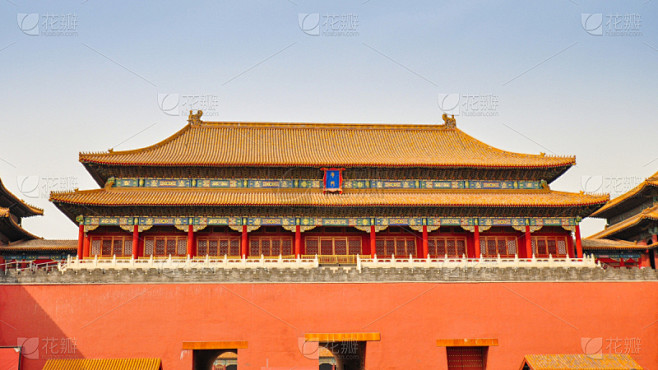 午门,故宫,北京,jing di,清朝,水平画幅,无人,大门,旅游目的地,国际著名景点