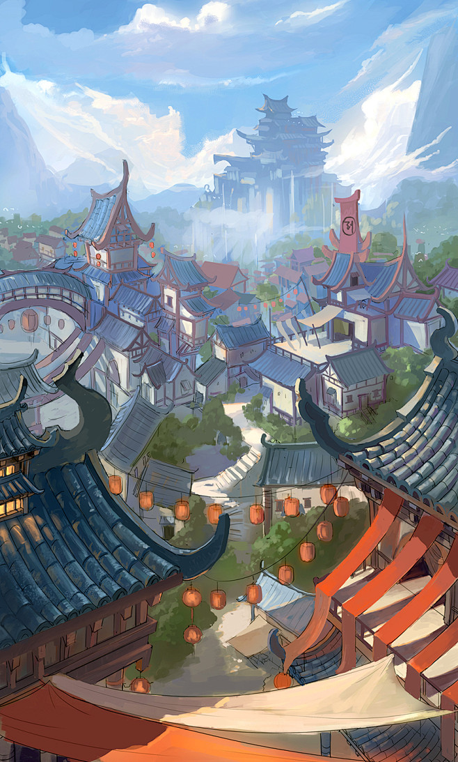 中国风场景