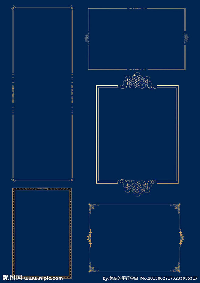 欧式边框矢量图__边框相框_底纹边框_矢...