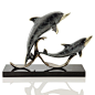 Sailor's Delight Double Dolphins Figurine : You'll love the Sailor's Delight Double Dolphins Figurine at Wayfair - Great Deals on all Décor & Pillows products with Free Shipping on most stuff, even the big stuff.