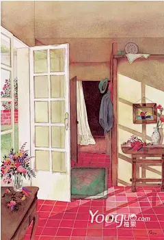 【洛杉矶插画师Pomm风格独特的水彩风景插画】  

Pomm，女，艺术家。出生于美国洛杉矶，大学的时候搬到了法国，并在艾克斯研究普罗旺斯艺术。在欧洲，Pomm深深的爱上了这里的生活氛围，尤其是在法国南部一些地区，那里的阳光和鲜花让她流连忘返。当她回到美国，Pomm作出了成为一个水彩画家的决定。 Pomm创造了自己的独特的绘画风格，只用半透明的水彩应用于很多层，让她的画有强烈的色彩，光线，阴影，写实欧洲的感觉。