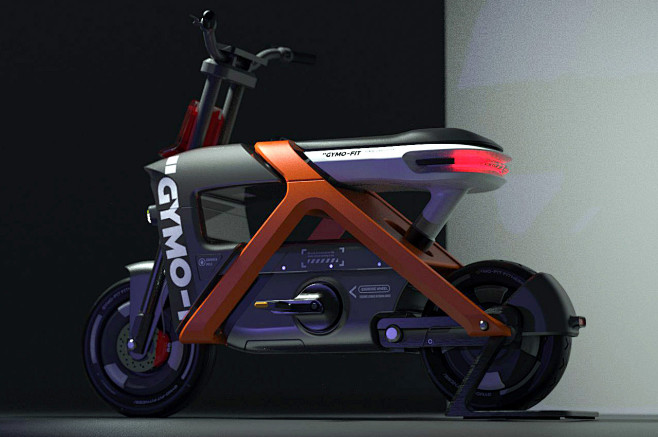 This electric motorb...