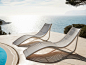 Plastic sun lounger IBIZA | Sun lounger by VONDOM