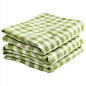 Picnic green clothes folded isolated. stock photo Art, white Backgrounds, Clean, Cleaning, Close-up