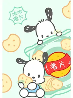 原创_三丽鸥手绘薯片系列平板壁纸_4_嘉嘉爱猫猫_来自小红书网页版