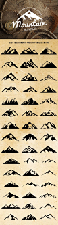 Hi, This Bundle contains 5 Volumes of my Mountain Shapes For Logos 50% OFF. Get them all now for only $13. The package includes 45 Vector Shapes made in both Adobe Illustrator and Adobe: 