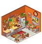 其中包括图片：Sunny Kitchen by Cutiezor on DeviantArt