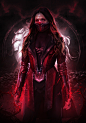 MORTAL KOMBAT - SKARLET (ELIZABETH OLSEN), Mizuri Official : Hi all! I wanted to do some more art for Mortal Kombat's MKKollective, and whilst thinking of ideas, this mashup between MK and Avengers popped into my mind! Skarlet x Scarlet Witch! Hope you li